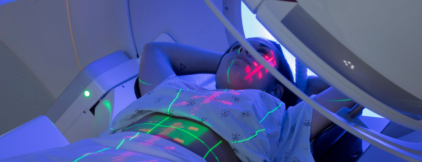 Woman in MRI Machine