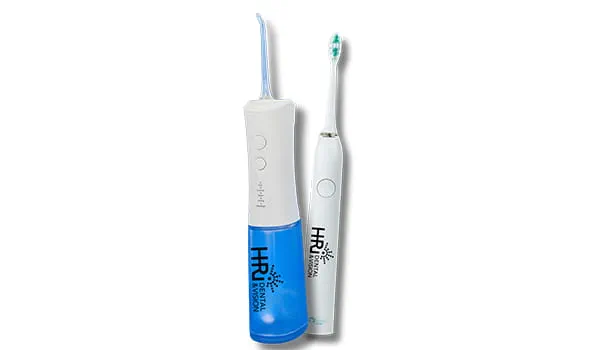 a waterpik and electric toothbrush