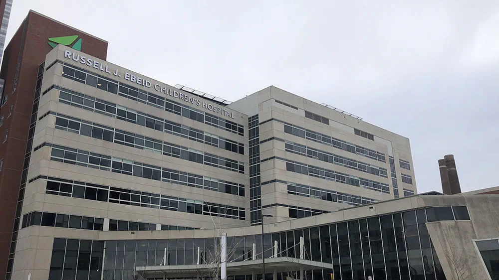 A view of the ProMedica Russel J Ebeid Children's hospital in Toldedo in 1994