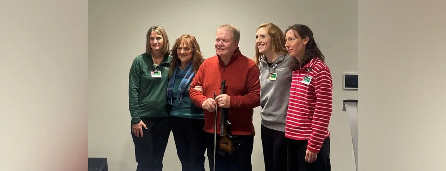 Tony Marchese with the ProMedica Neurology Rehab team